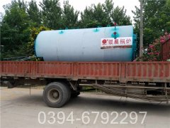 八吨卧式燃气热水锅炉