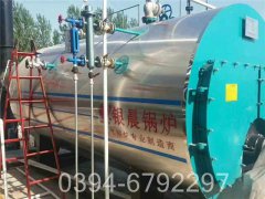 八吨液化气热水锅炉